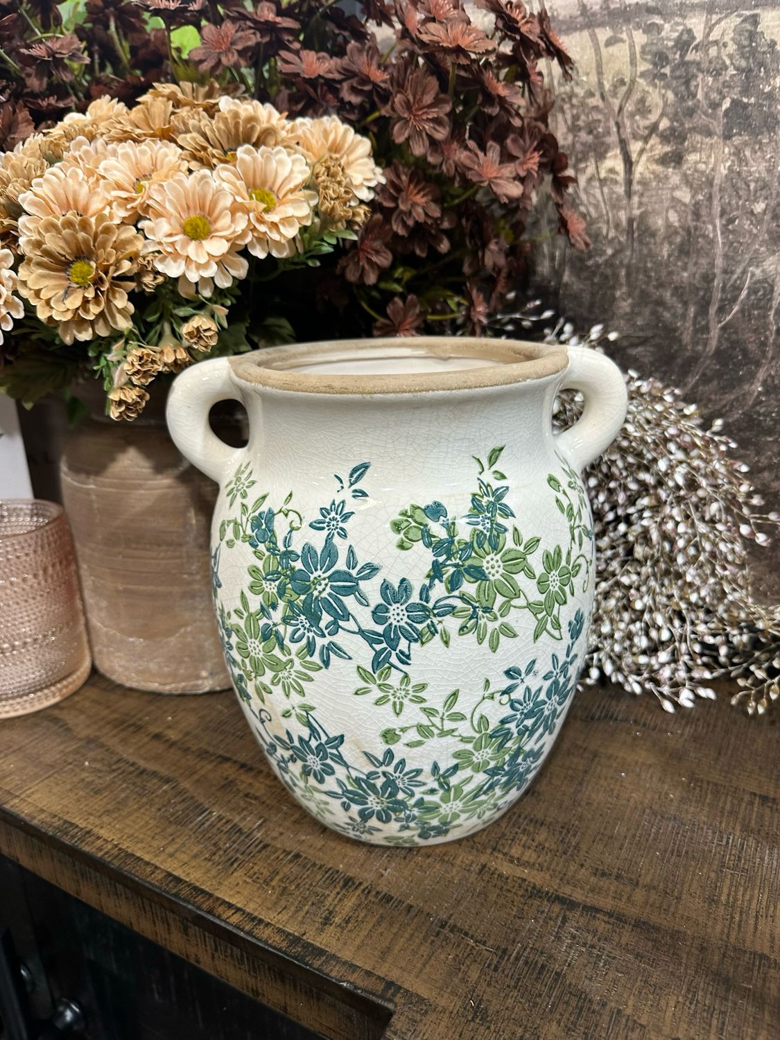 AB 9x10 Bl Gr Vase