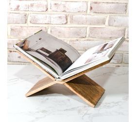 PDG 15" Nat Wood Book Holder