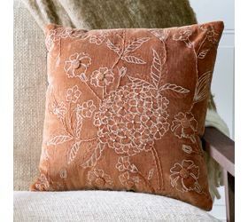 PDG Flower Velvet Pillow 18x18