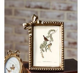 PDG 8" Antique Gold Bow Frame