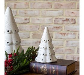Pdg 6.8" White Christmas Tree Decor