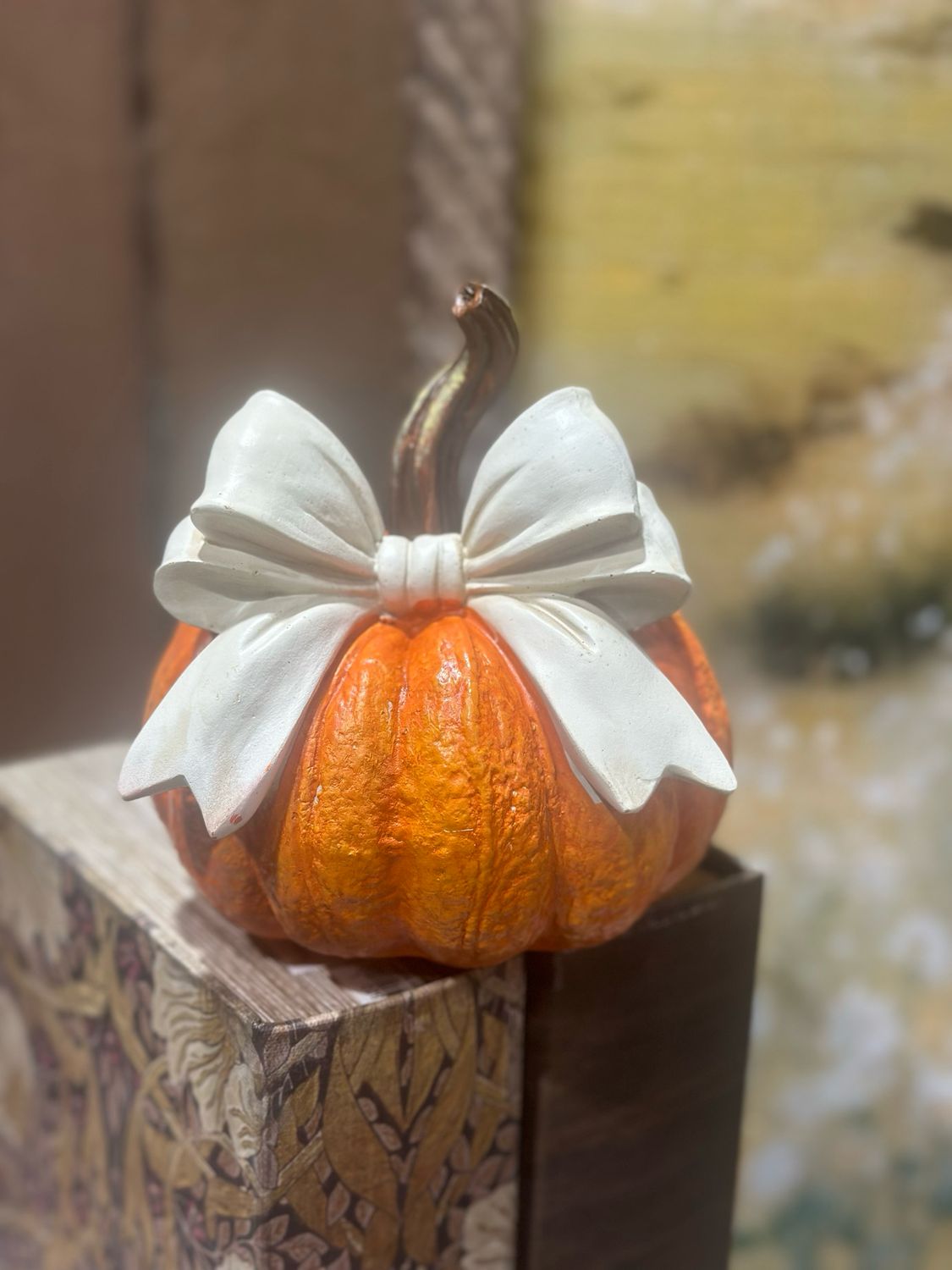 Han 6" Ribbon OrgPumpkin