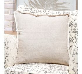 Pdg Beige Cotton Pillow 20x20