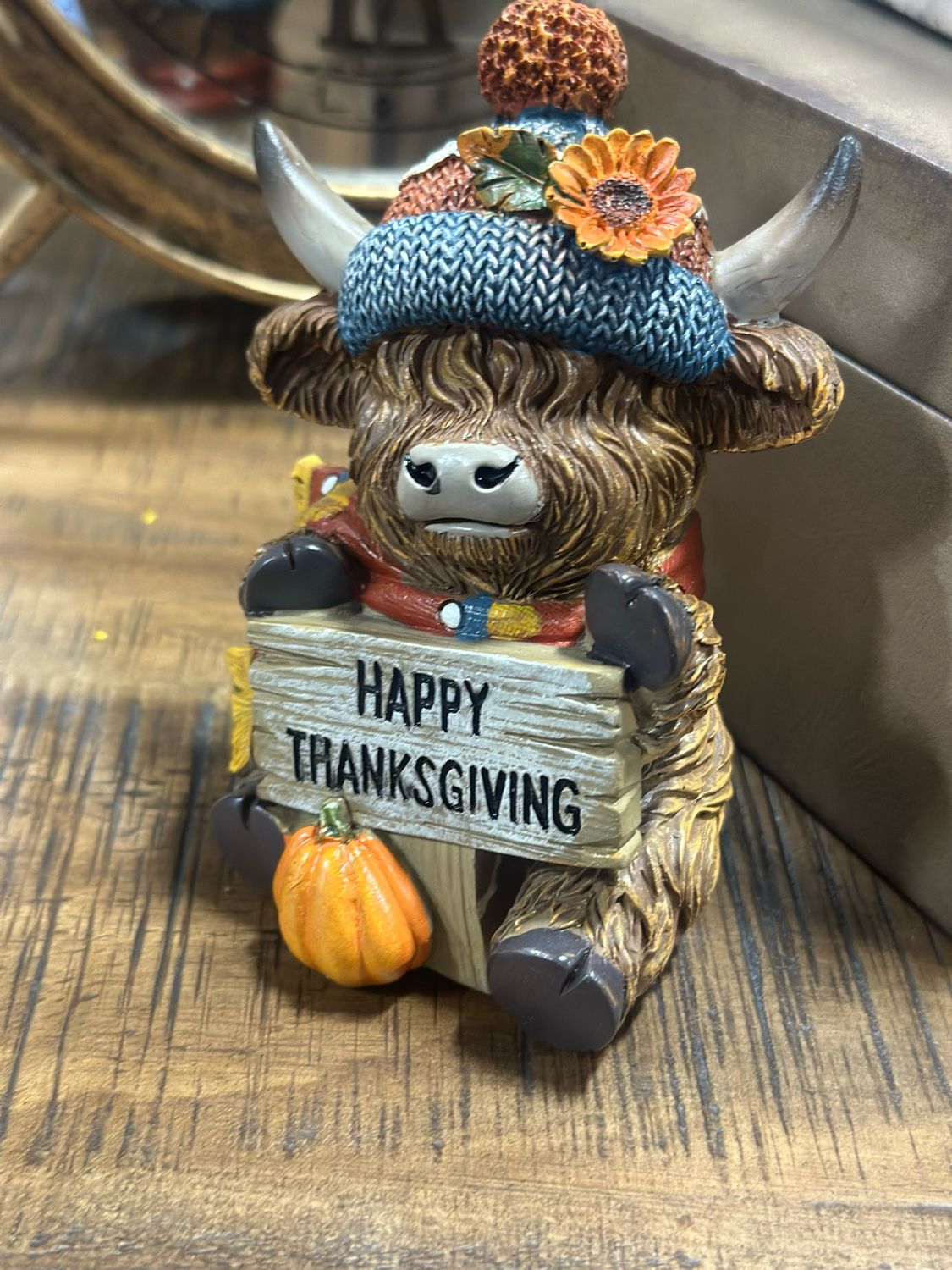 Han 5x3 Knit Happy Thanksgiving