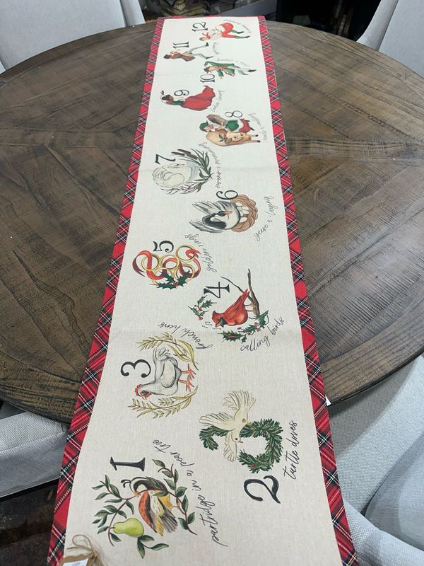 MP 12 Days Xmas Table Runner