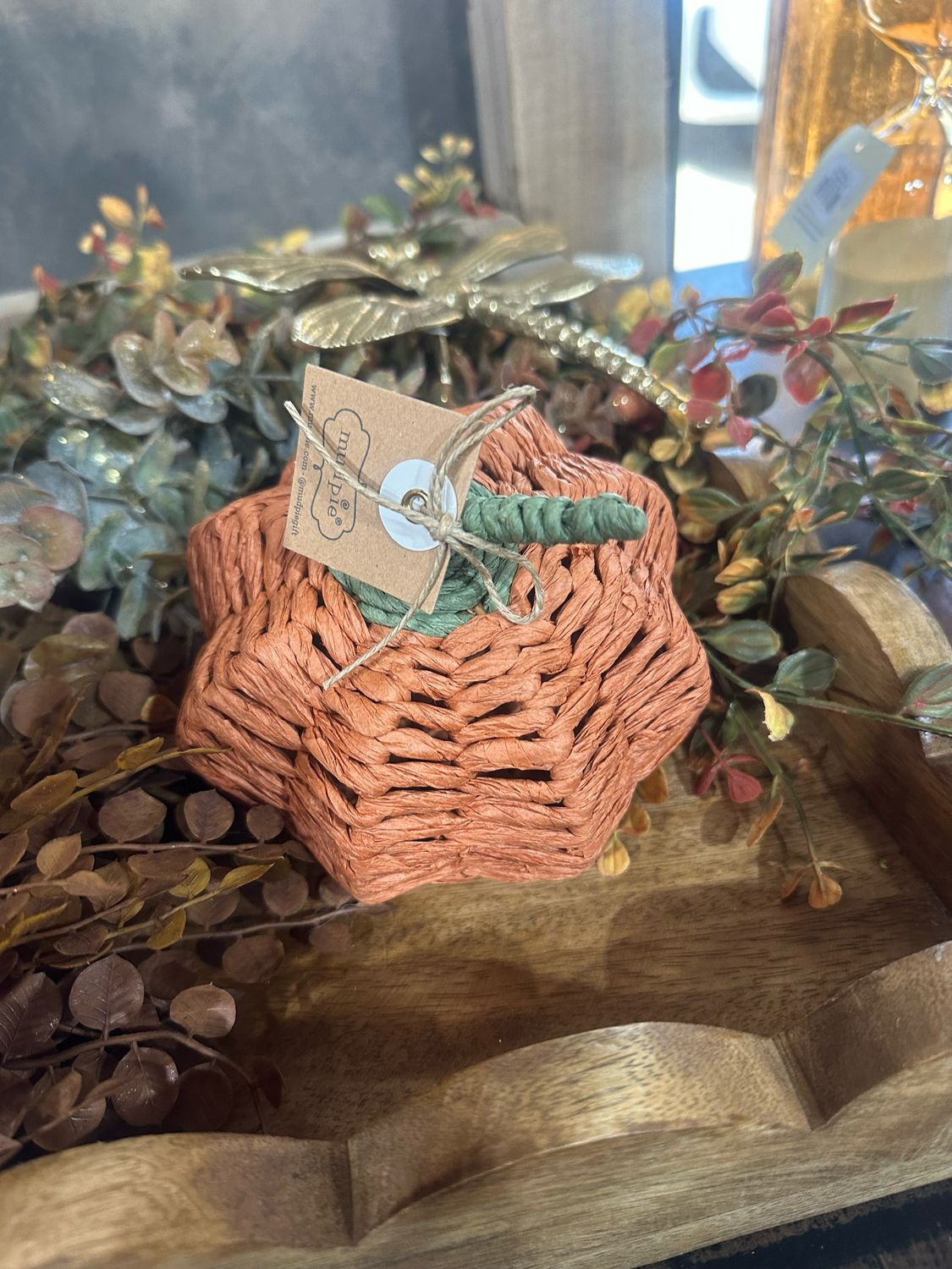MP Dk Orange Woven Pumpkin