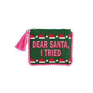 MP Dear Santa Holiday Pom Pom Case