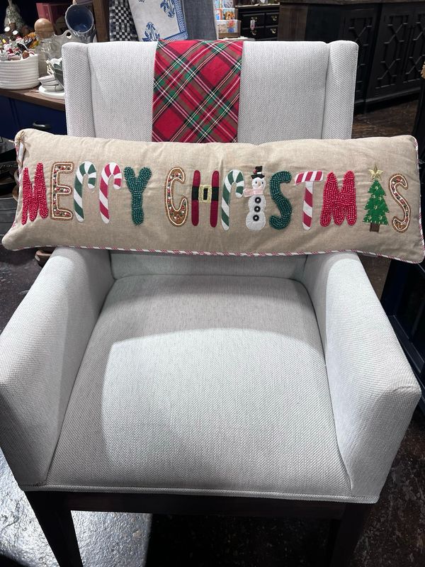 MP Long Circa Xmas Pillow