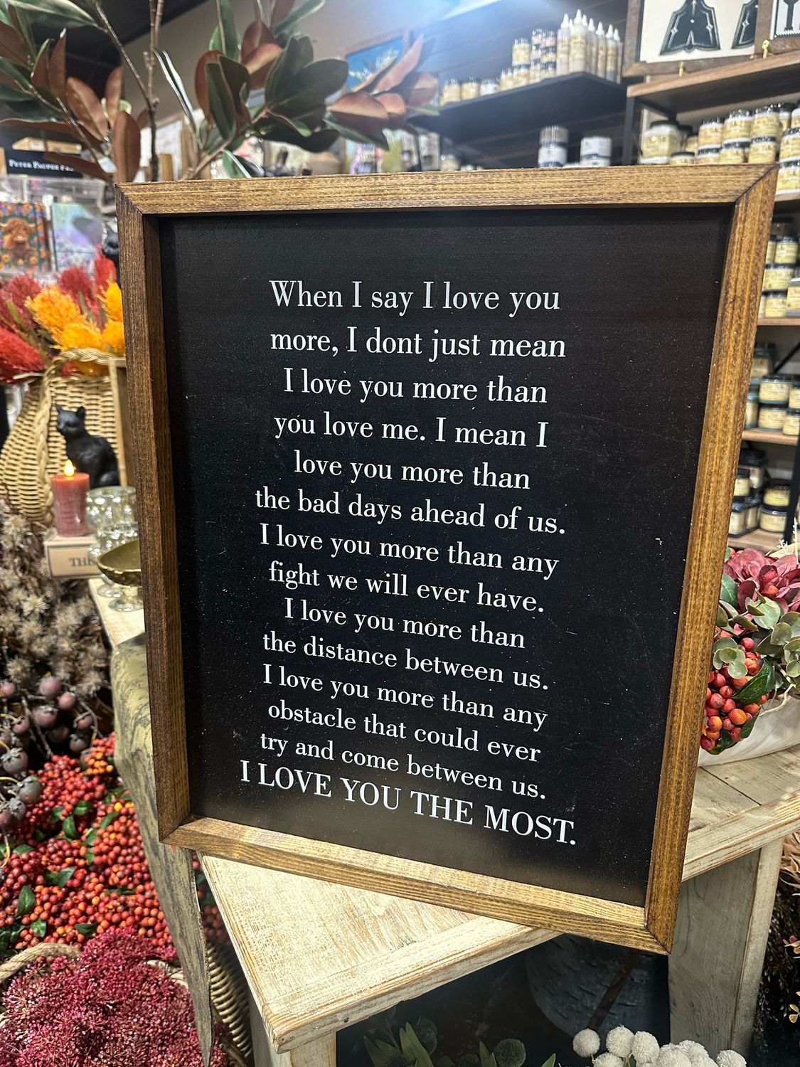Jarmz 16x20 Love You Most Blk