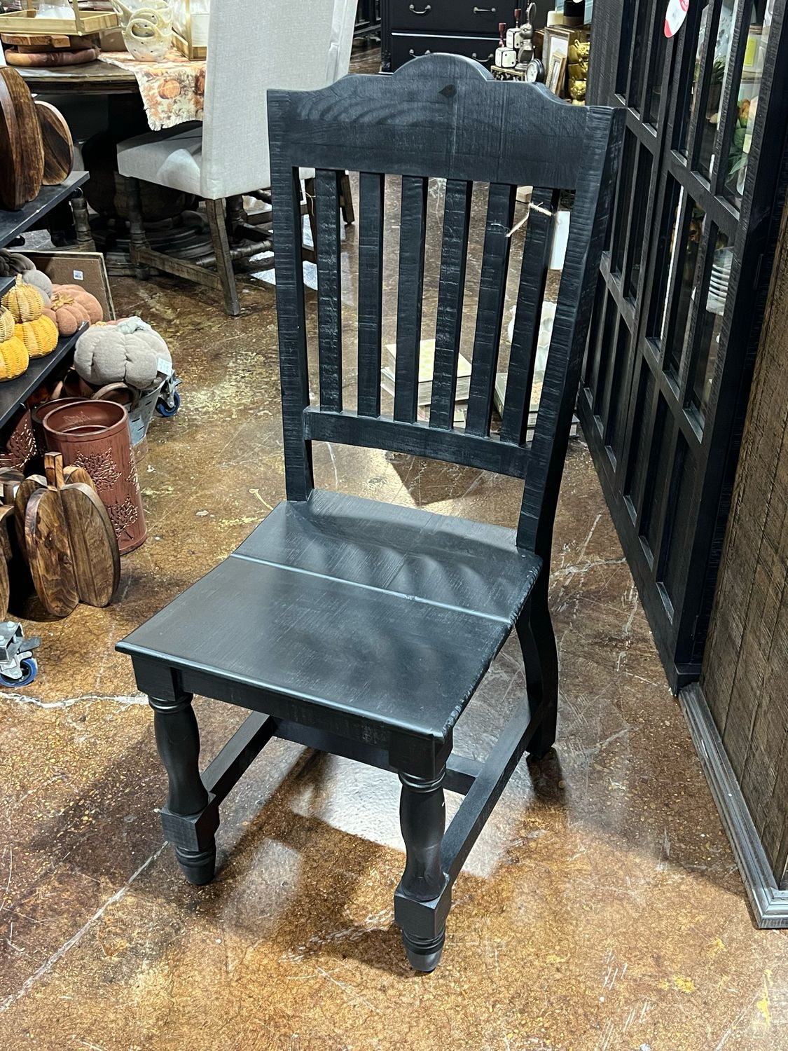 SHP Mindy Black All Wood Chair