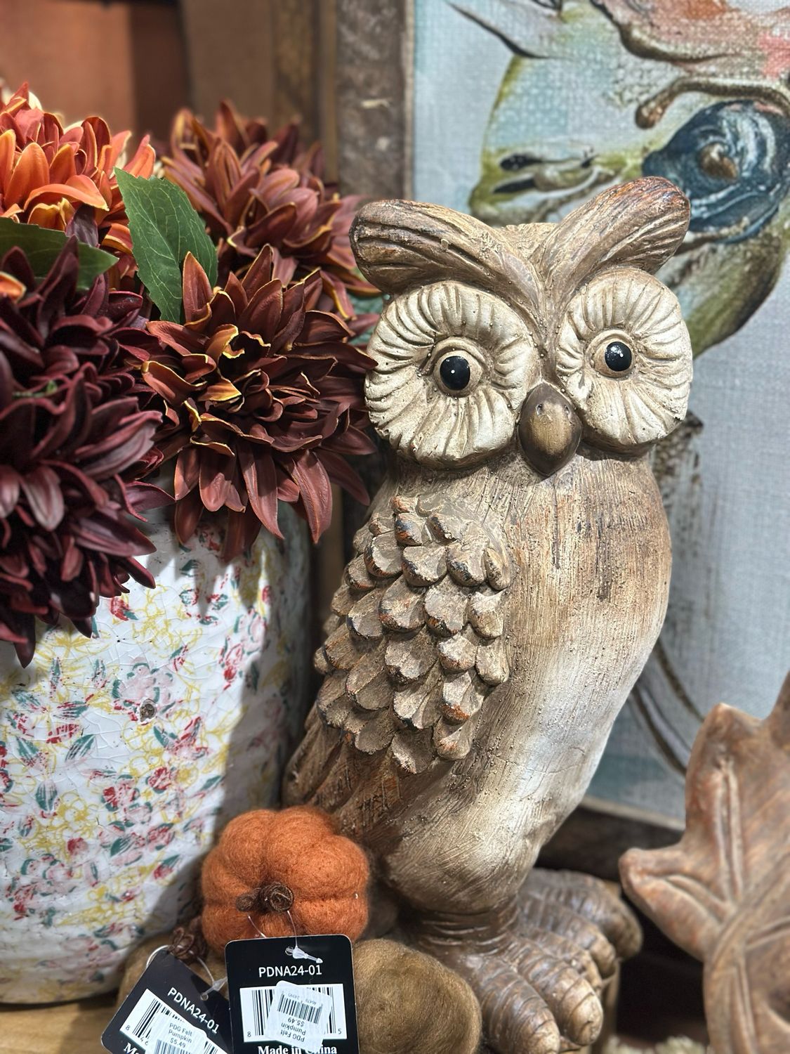 Fan Lg Owl 14"