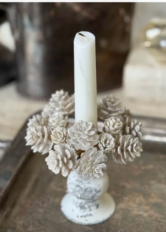 Lan 1" Glittering Ivory Cone CR