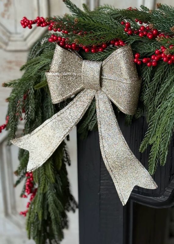 Lan 11.75" Sparkling Sashes Bow