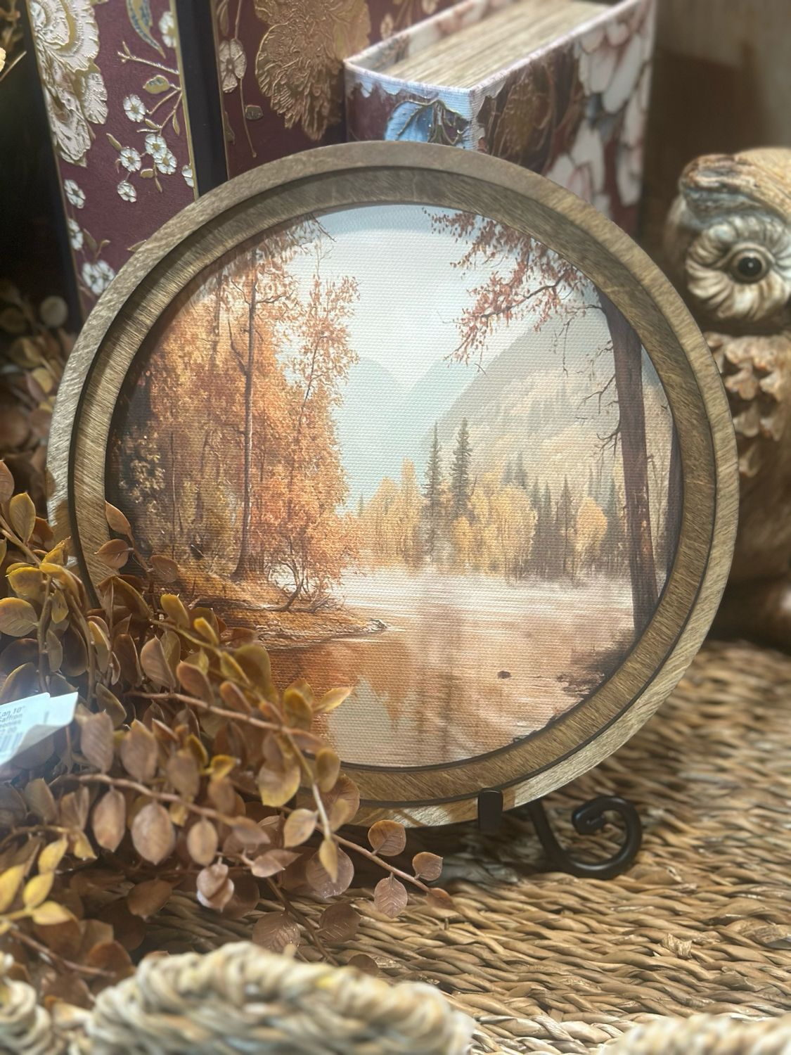 Red 8" R Autumn River Pond