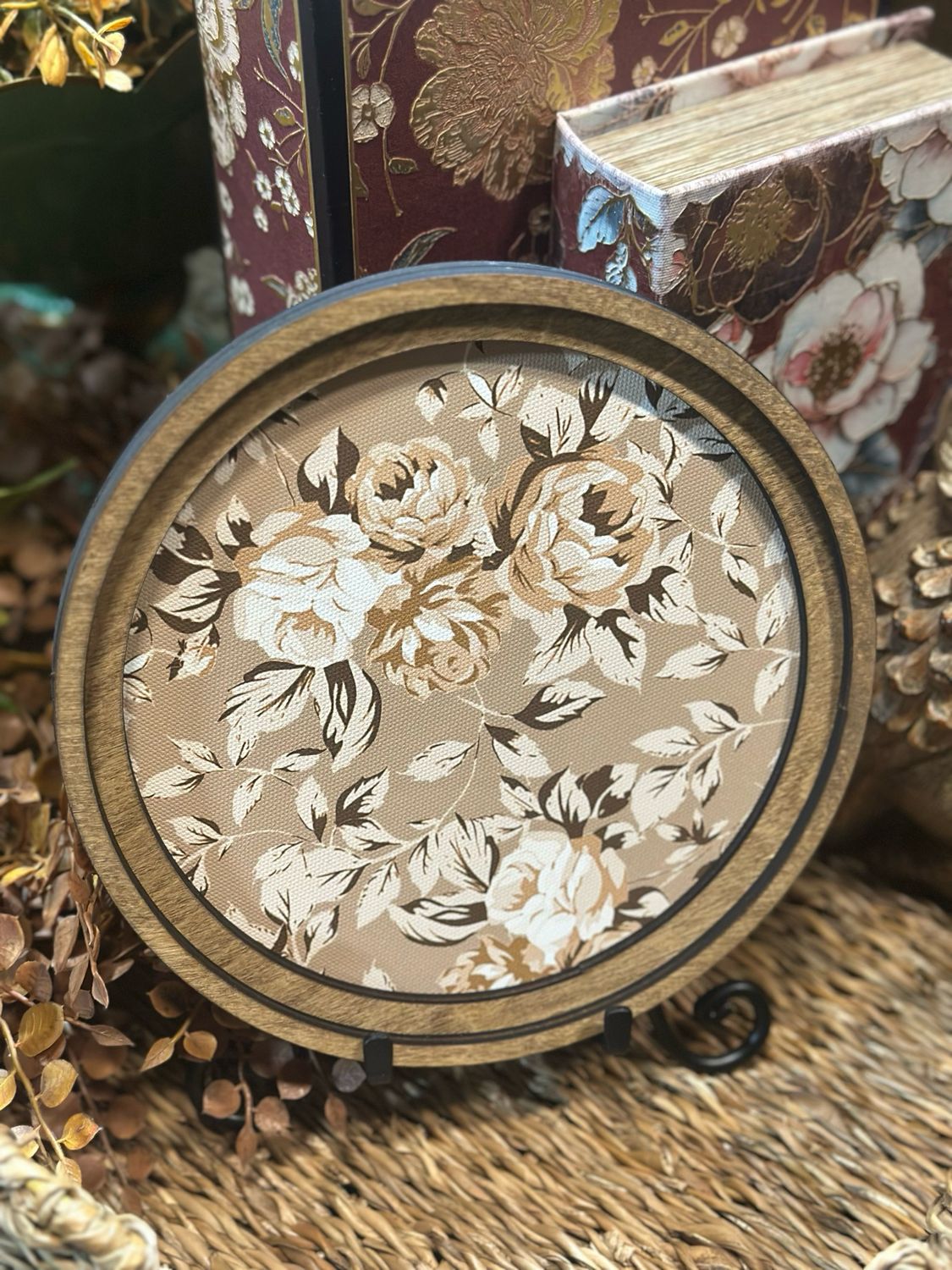 Red 8" R Taupe Rose