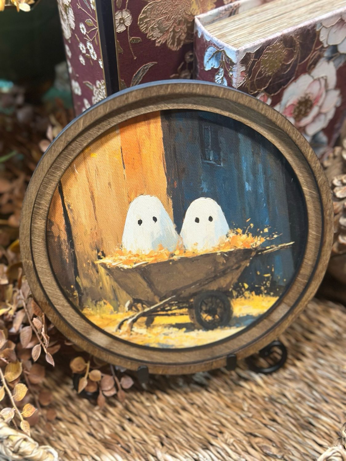 Red 8" R Wheelbarrow Ghosts