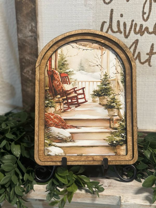 Red Arch 6x8 Christ Porch