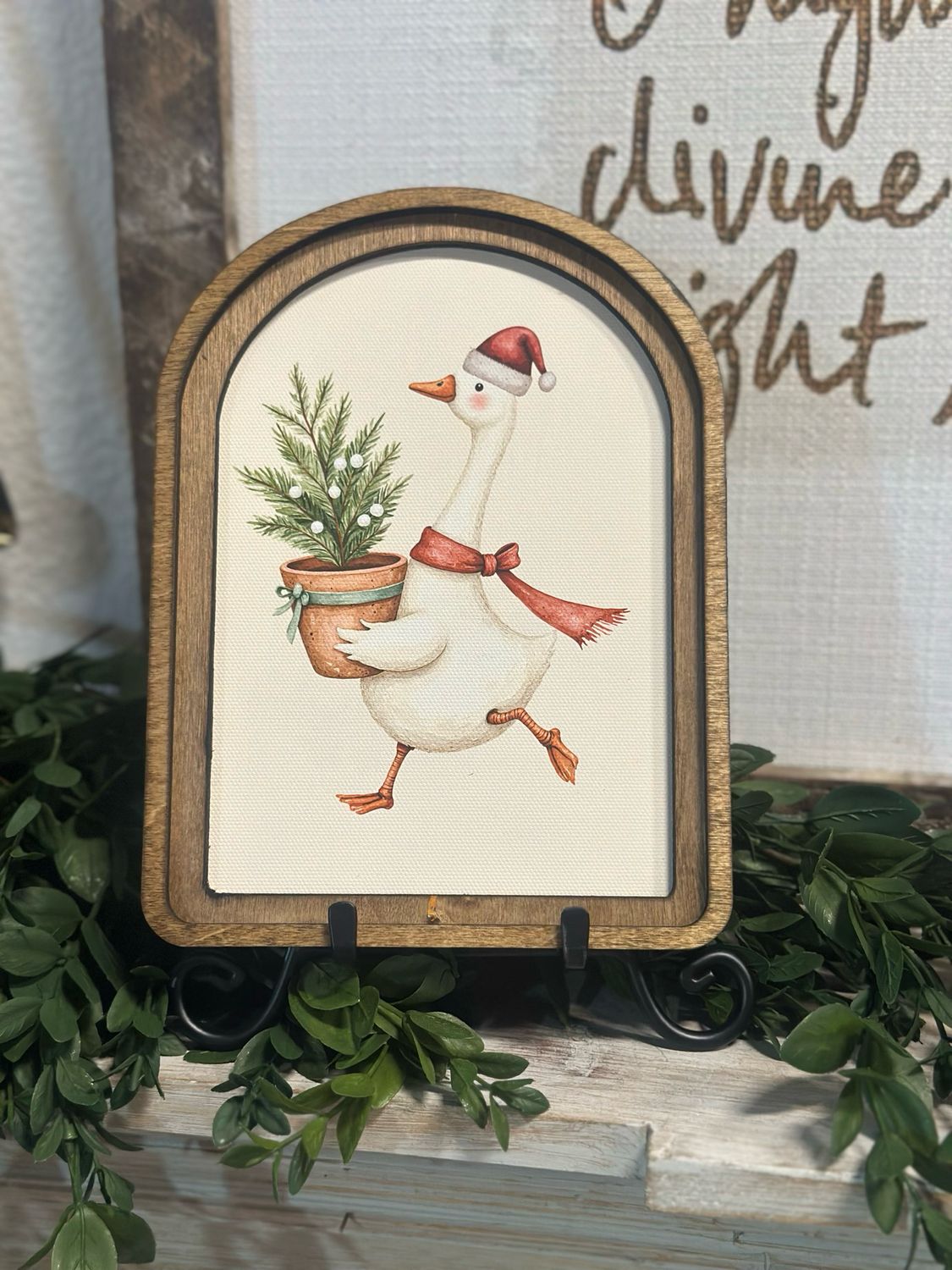 Red Arch 6x8 W Goose
