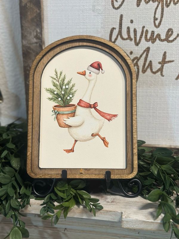 Red Arch 6x8 W Goose