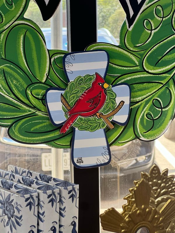 DKD Charm Card Cross 6x8
