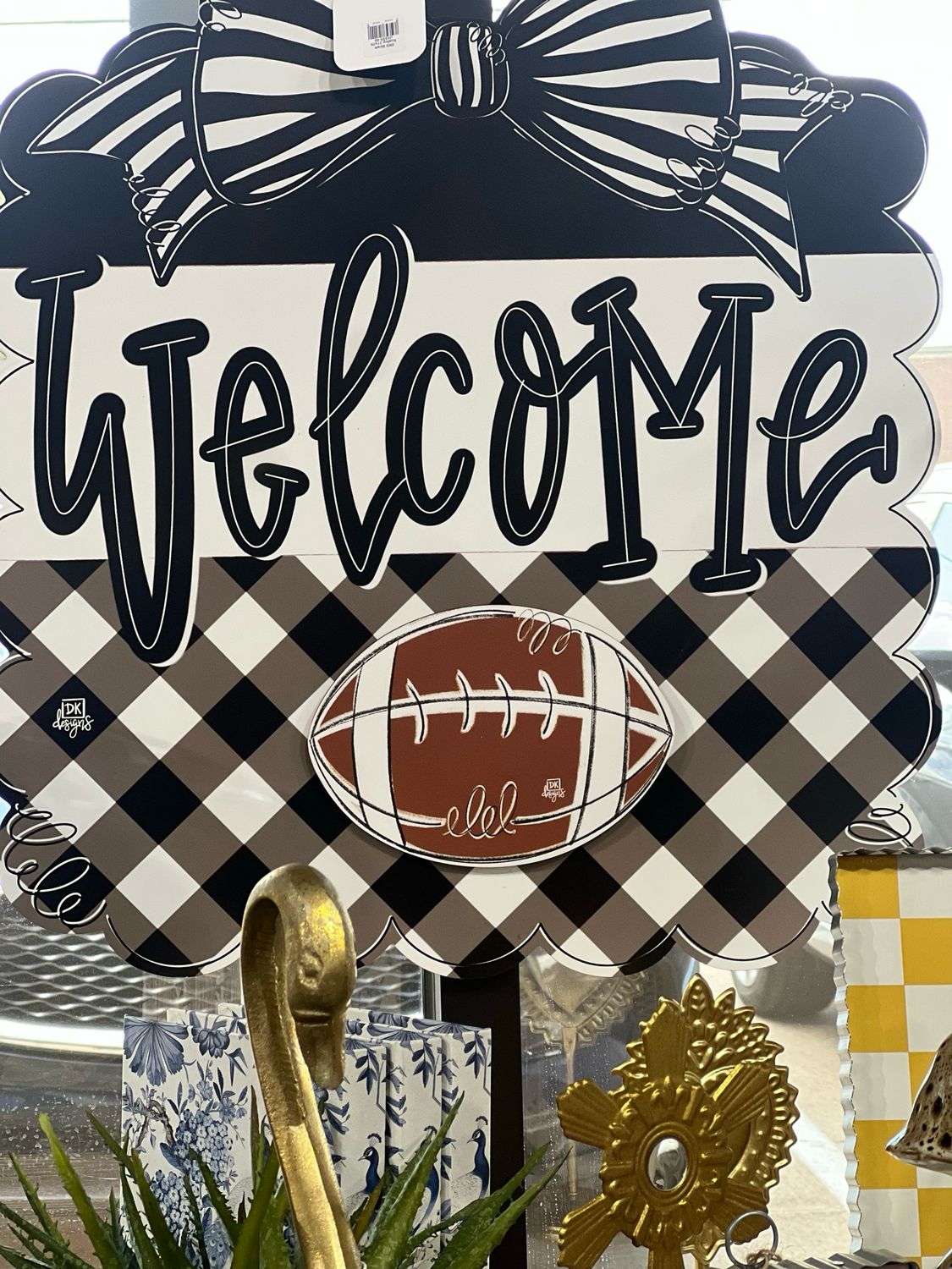 DKD Charm Football 9x6