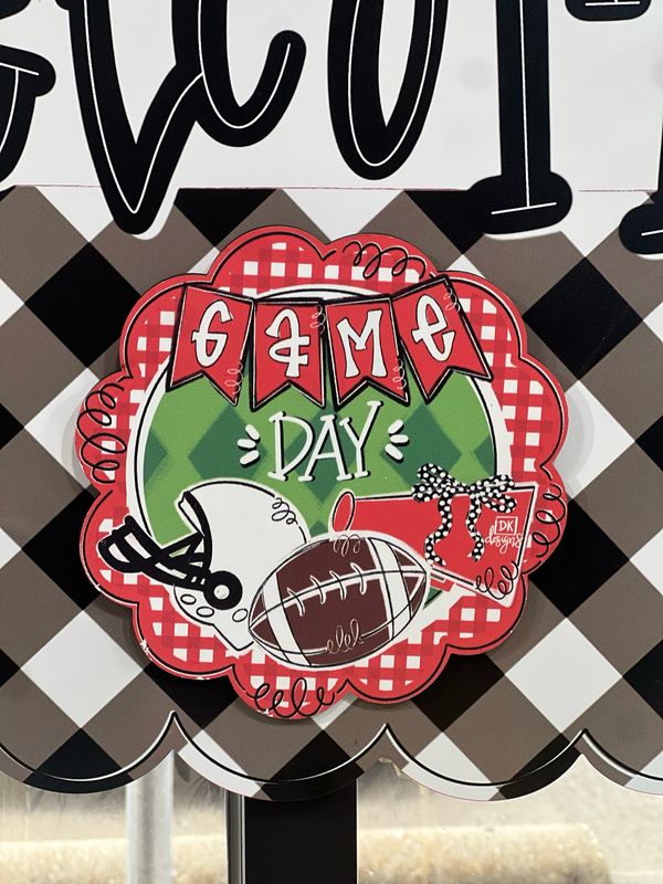 DKD Charm Game Day Red
