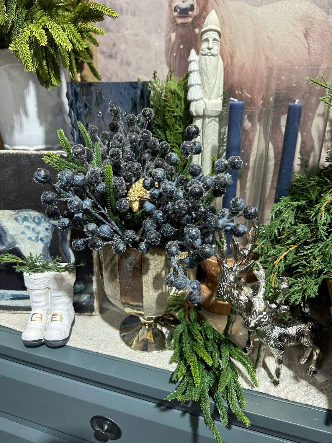 Reg 11" Blue Glitter Berry Bundle
