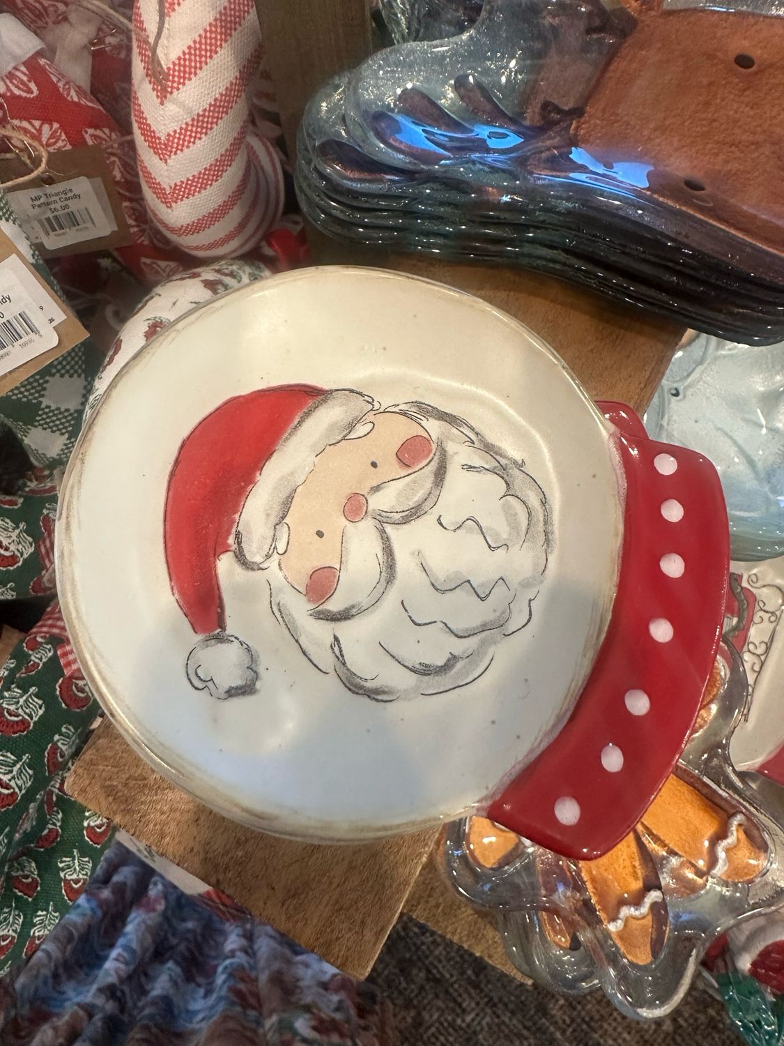 MP Santa Tidbit Plate