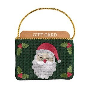 MP Santa Framed Needlepoint