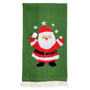 MP Santa Waffle Towel