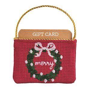 MP Wreath Framed Needlepoint
