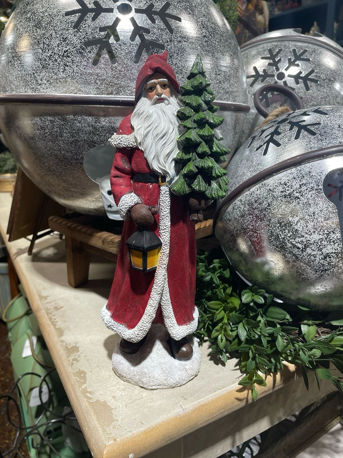 Han 12" Tree Hooded Father Christmas