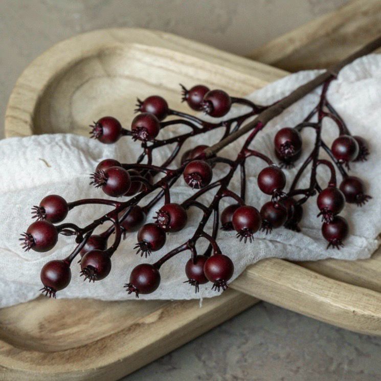Rag 16" Burgundy Berry Pick