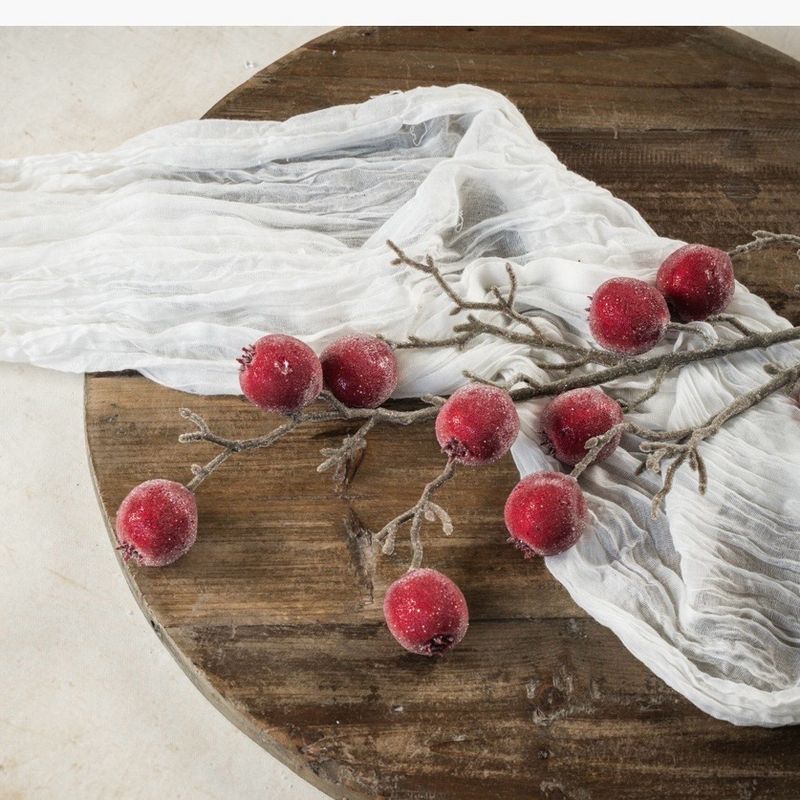 Rag 33.5" Iced Red Pomegranate Spray