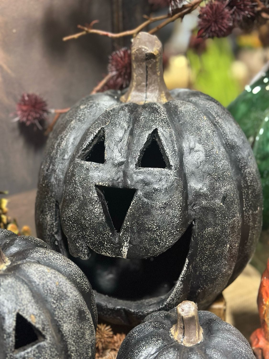 Rag 11" Black Big Mouth Pumpkin