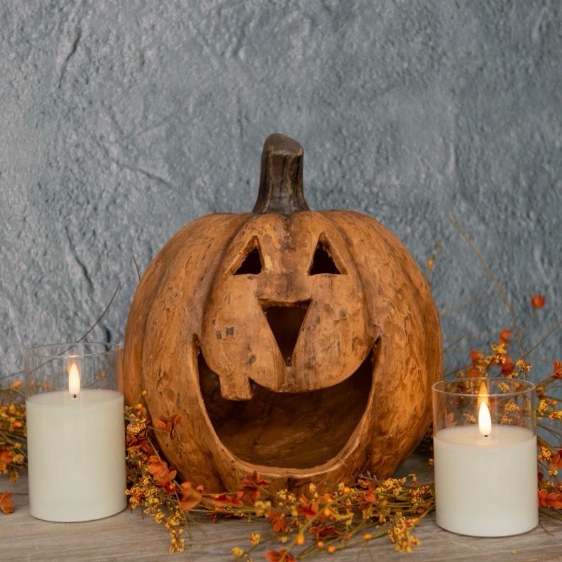 Rag 11" Terracotta Big Mouth Pumpkin
