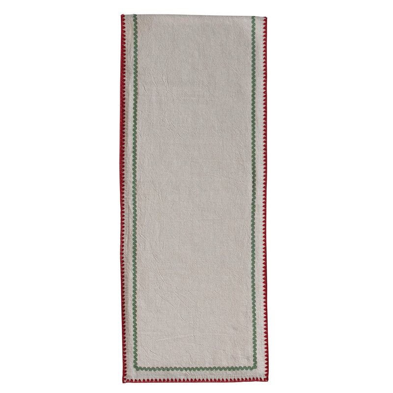 CCO Stiched Edge &amp; Ric Rac Trim Runner