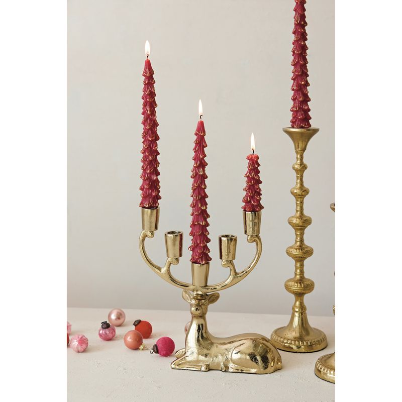 CCO Deer Candelabra for 5 Tapers 10.75x9