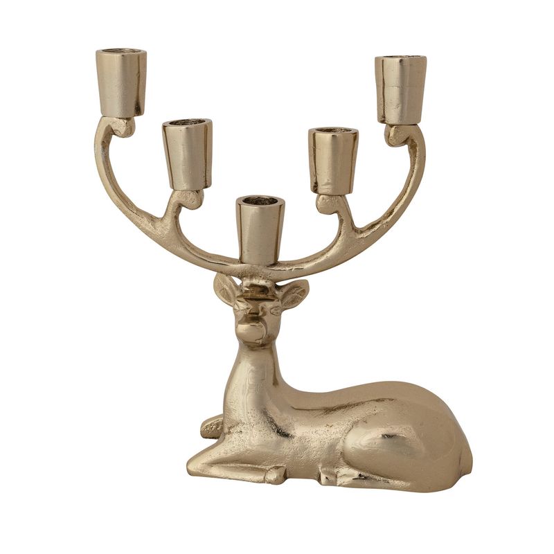 CCO Deer Candelabra for 5 Tapers 10.75x9