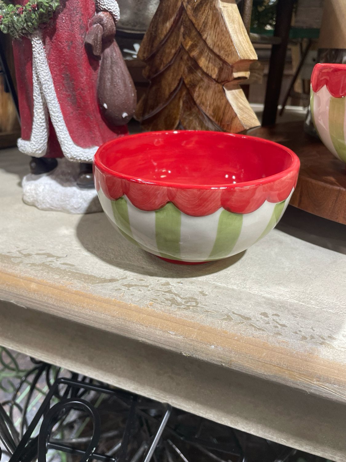CCO Red Trim Bowl 5x2.75