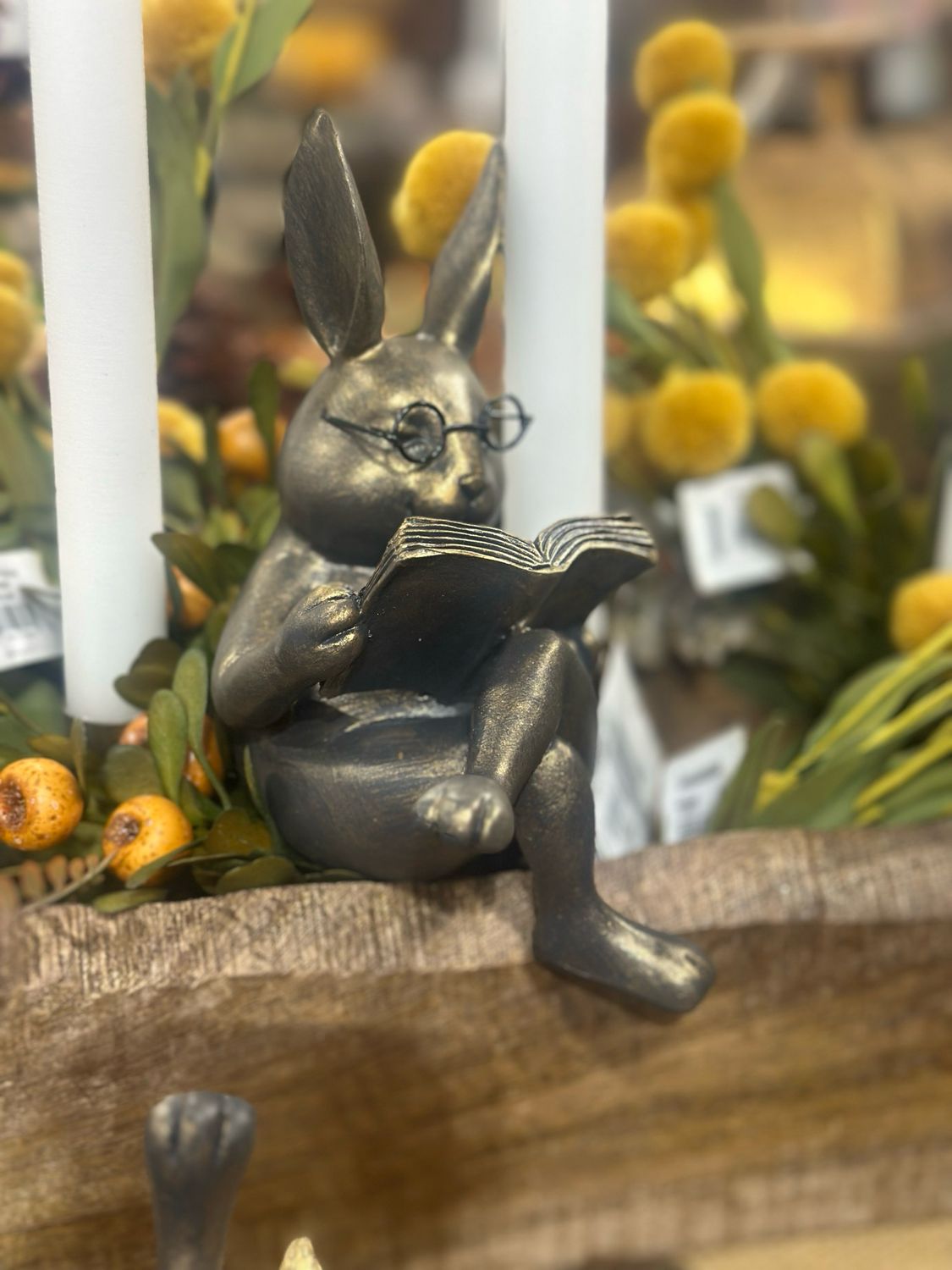 Mel Reading Bunny 6x6