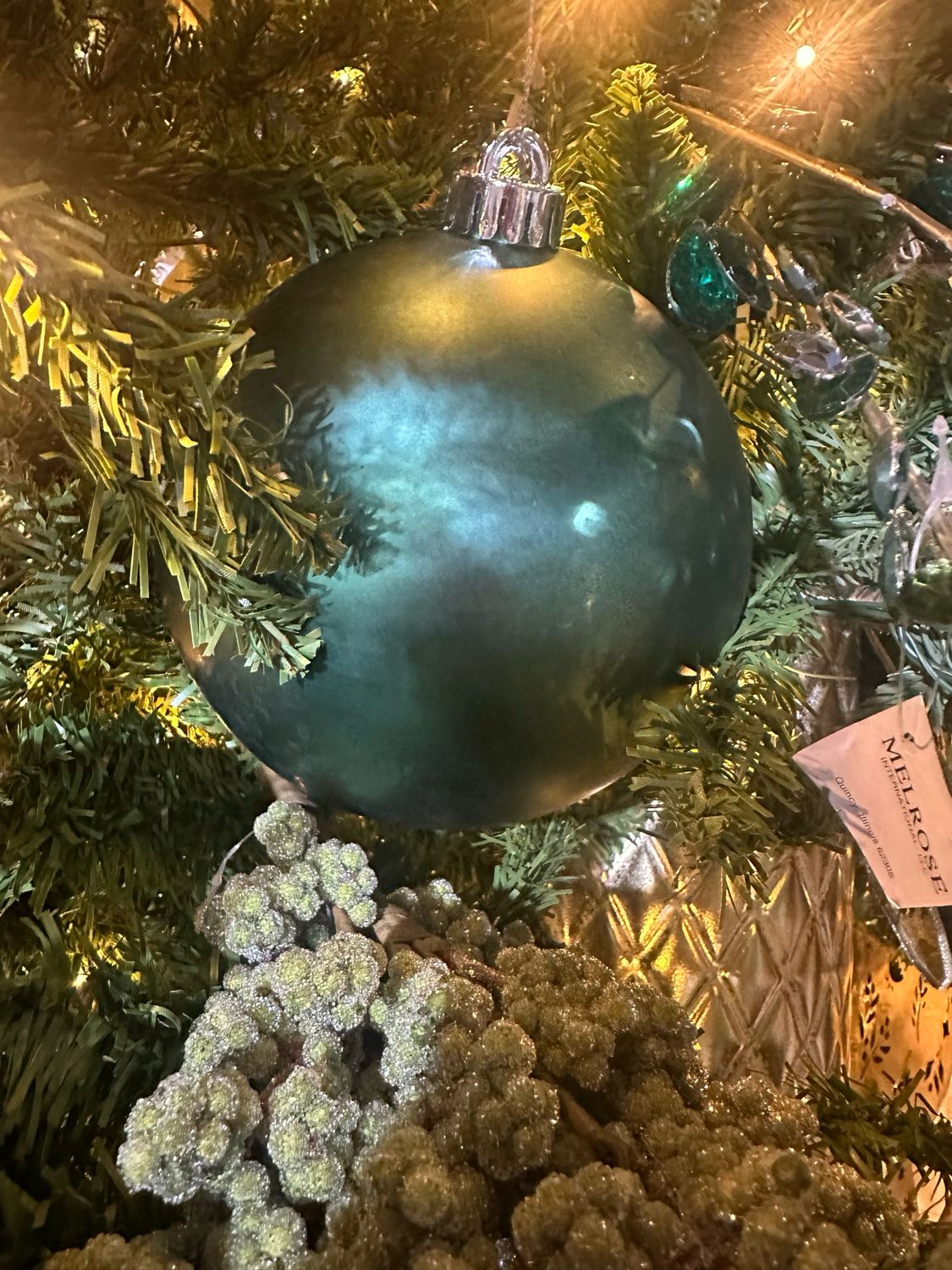 Reg 5.5" Spruce Green Matte Ball Orn