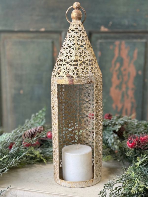 Lan 16.5" Filigree Flourish Lantern