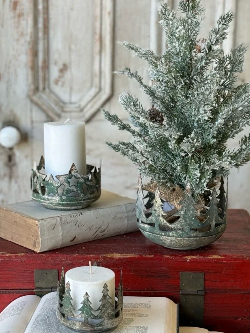 Lan Sm Tree Wonderland Holder 3.25x4