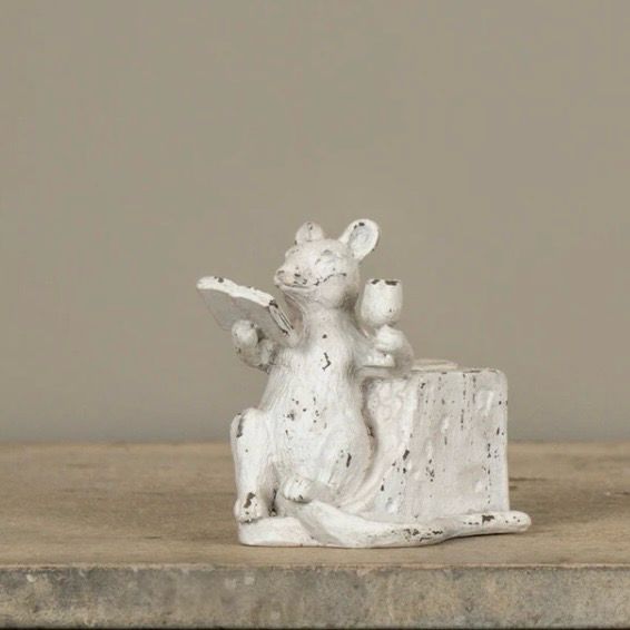 Rag 4" Mouse Taper Candle Holder