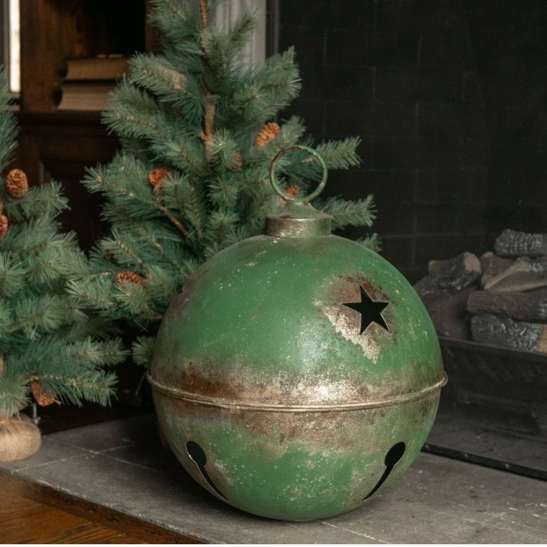Rag 16" Green Star Sleigh Bell