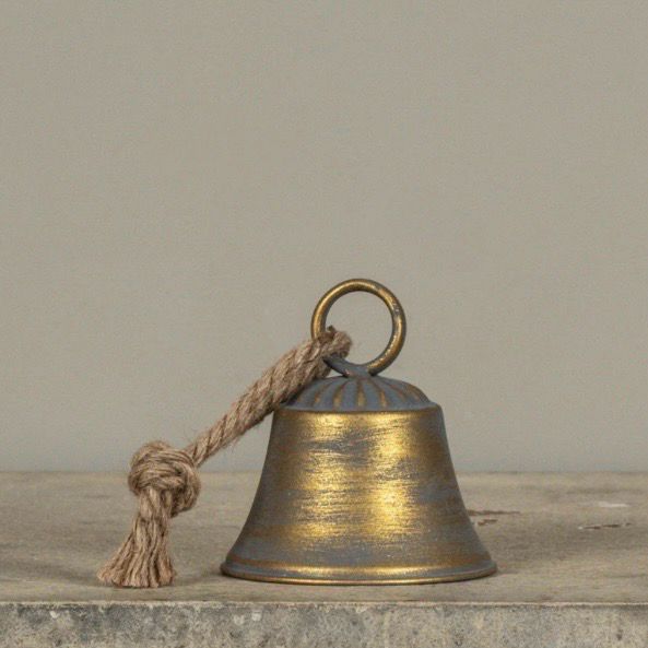 Rag 4.5" Aged Gold Bell