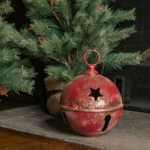 Rag 8.5" Red Star Sleigh Bell