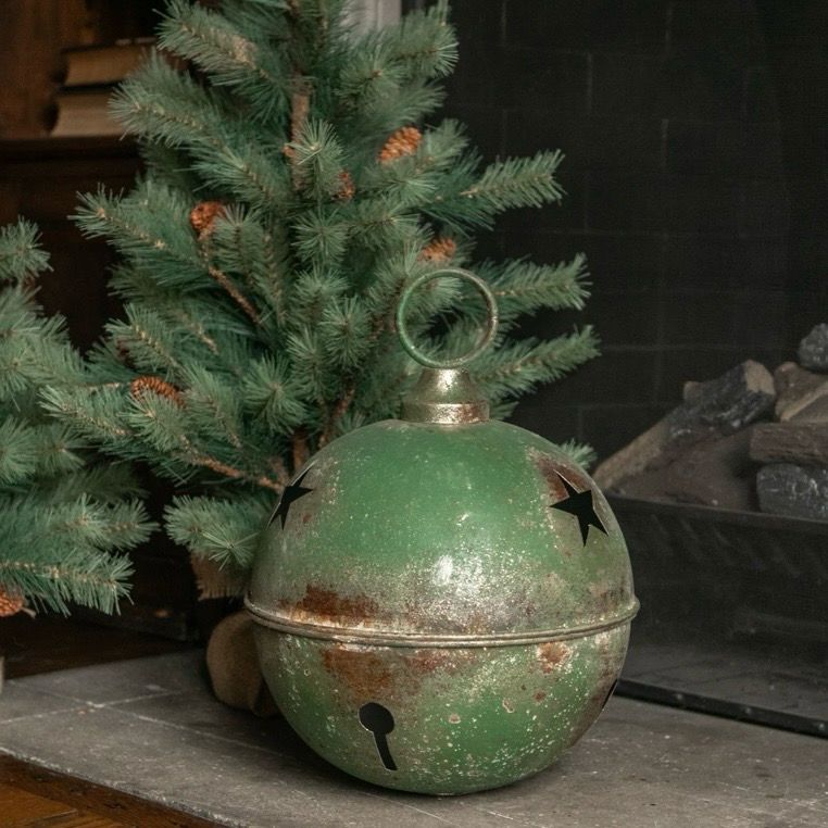 Rag 12" Green Star Sleigh Bell