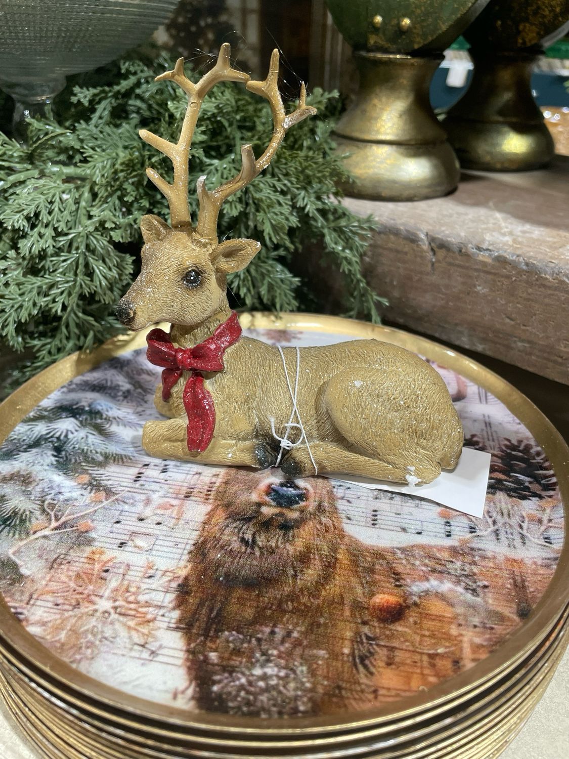 WTC Lying Down Crimson Deer 7"